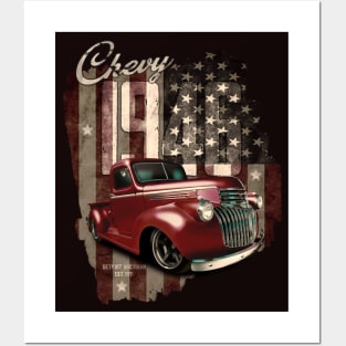 Chevy Truck 1946 Posters and Art